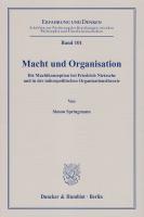 Bild von Springmann, Simon Macht und Organisation