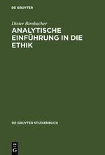 Bild von Birnbacher, Dieter Analytische Einführung in die Ethik