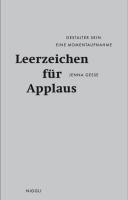 Leerzeichen f?r Applaus - Gesse, Jenna