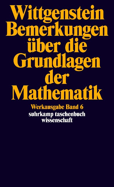 Bild von Wittgenstein, Ludwig; Bemerkungen über die Grundlagen der Mathematik